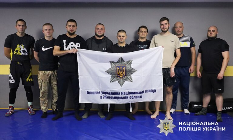 Тренування з Джиу-джитсу для учасників бойових дій та поранених поліцейських Житомирщини