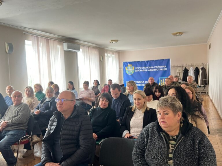 У Коростенському районі розпочала роботу філія обласного центру підготовки громадян до національного спротиву