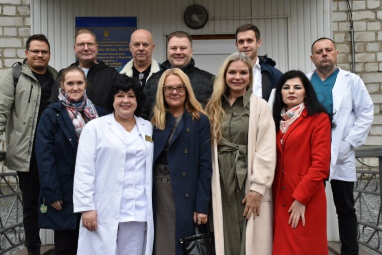 Міжнародна співпраця: На Бердичівщину з робочим візитом завітала делегація лікарів з Естонії