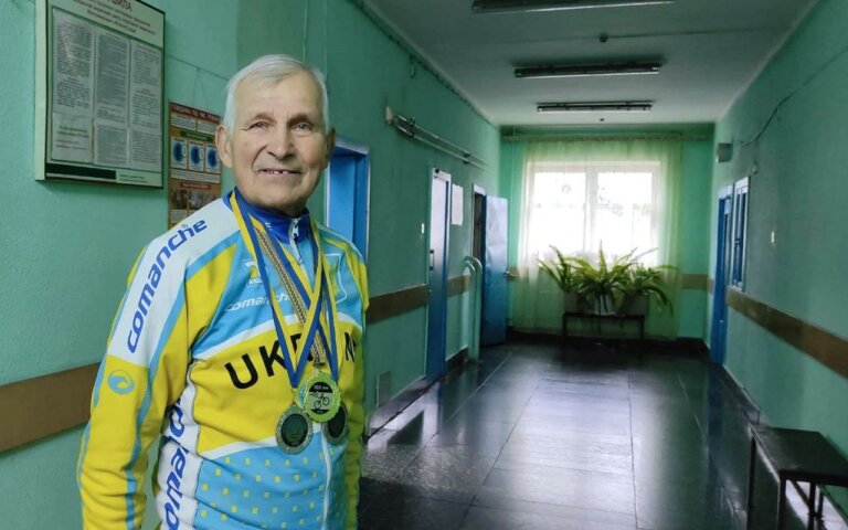80-річний Михайло Кучевський: «Кожні півроку я проходжу обстеження в КНП «Обласний медичний центр спортивної медицини і це надає мені впевненості»