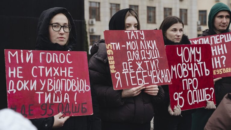 Вчергове в Житомирі провели акцію на підтримку полонених і зниклих безвісти