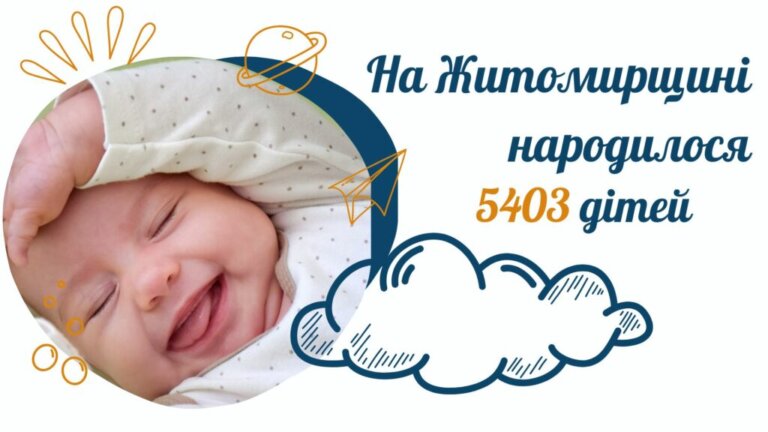 На Житомирщині від початку року народилося 5403 дитини