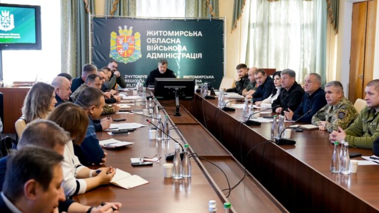 Віталій Бунечко провів Раду оборони Житомирської області