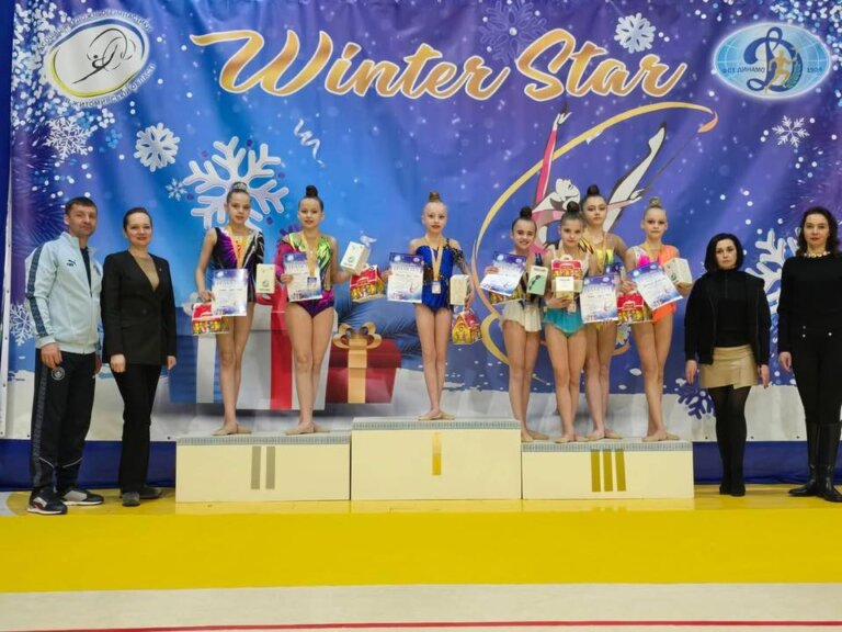 Передноворічна магія художньої гімнастики у «Динамівець »