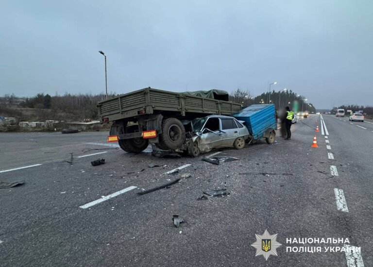 У Житомирському районі внаслідок ДТП травмовано двох людей: поліцейські розпочали розслідування