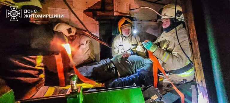 Житомирщина: внаслідок російської атаки БпЛА на об’єкти енергетичної та транспортної інфраструктури області постраждали 4 працівники «Укрзалізниці»