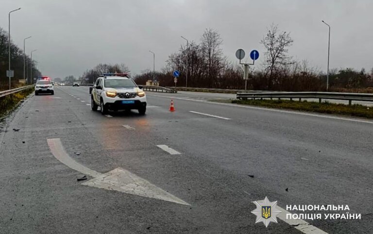 Поліцейські працюють на місці ДТП на Звягельщині