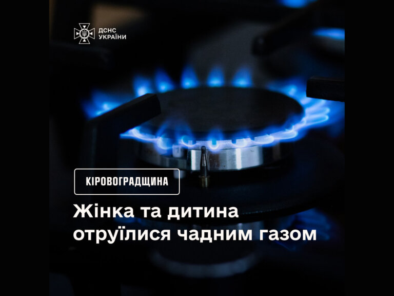 У багатоквартирному будинку у Кропивницькому жінка та дитина отруїлися чадним газом