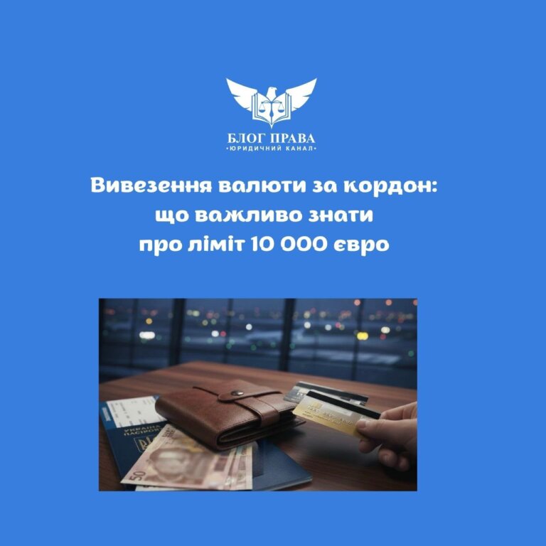 Вивезення валюти за кордон: що важливо знати про ліміт 10 000 євро