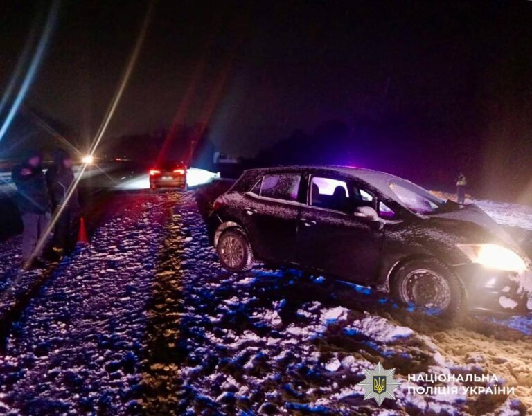 Поліцейські встановлюють обставини ДТП поблизу Звягеля