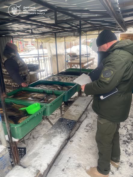 У Бердичівському та Житомирському районах проведено рейдові заходи з контролю за дотриманням правил рибальства