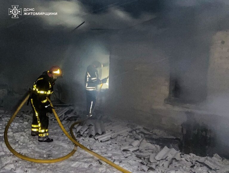 Житомирський район: під час пожежі в житловому будинку рятувальники виявили загиблого