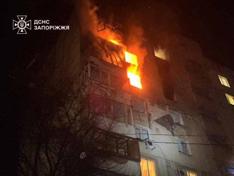 Цієї ночі Росія завдала масований удар по Україні ракетами та дронами