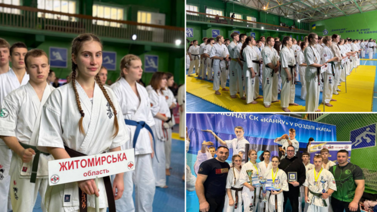 Спортсмени Житомирщини на чемпіонаті України з кіокушинкай карате серед дорослих та юніорів. Підсумки змагань