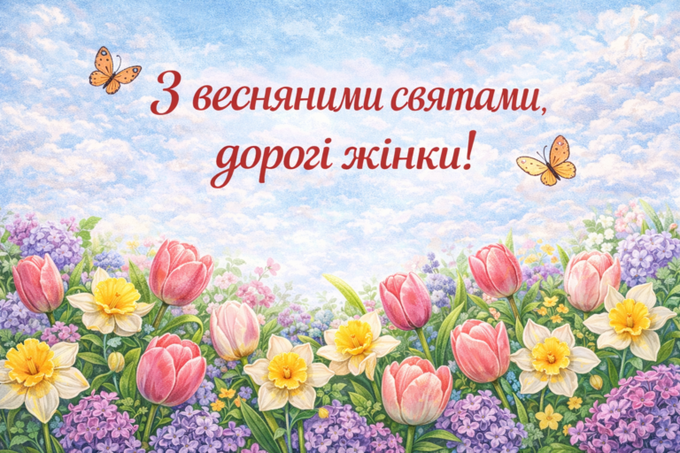 З весняними святами, дорогі жінки!