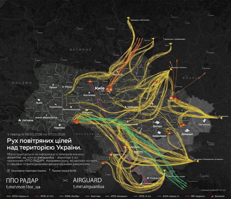 рф атакувала українські міста. 29 ракет та 480 дронів запустив вночі ворог, — Зеленський