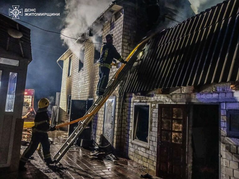 Бердичів: під час пожежі травмовано трьох людей