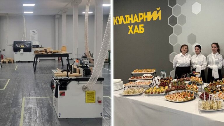 У одній із громад на Житомирщині відкрили два навчально-практичні центри для студентів