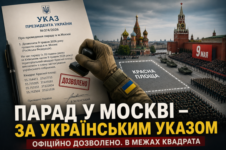 Тролінг президентського рівня: «Парад у Москві за українським указом»