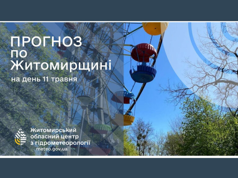 Вранці 11 травня у північній половині Житомирської області зафіксовані сильні заморозки