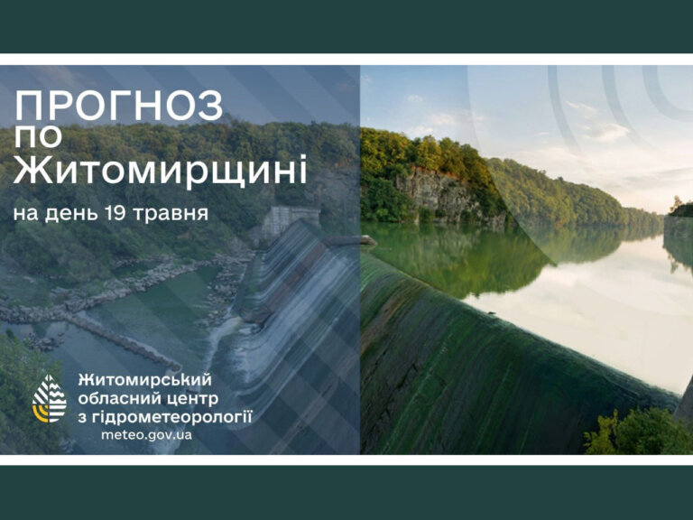Погода сьогодні на Житомирщині