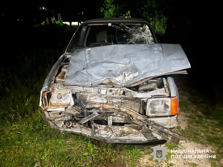 Нетверезим вчинив ДТП з двома травмованими: на Олевщині слідчі поліції повідомили про підозру водієві