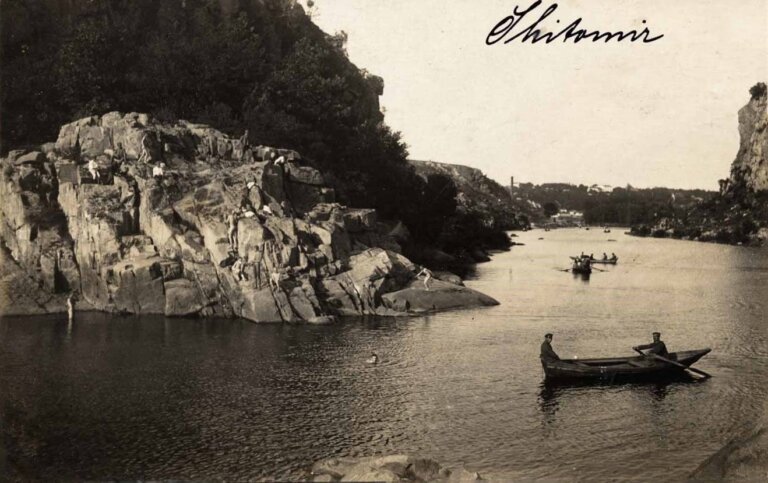 Фото старого Житомира. Відпочинок на річці Тетерів – 1918 рік
