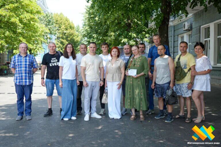 У Житомирі завершився ще один курс «Встановлення сонячних панелей» для ветеранів і членів їхніх родин