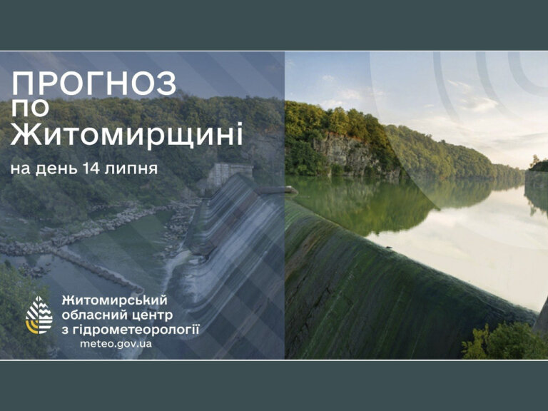 Погода сьогодні на Житомирщині