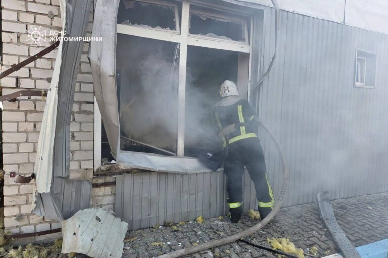 ДСНС України: росіяни знову обстріляли Житомирщину