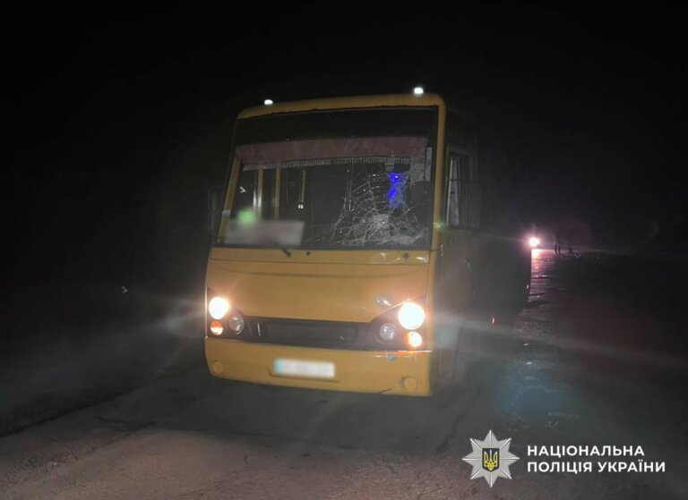 У Звягелі маршрутка збила пішохода: чоловік загинув