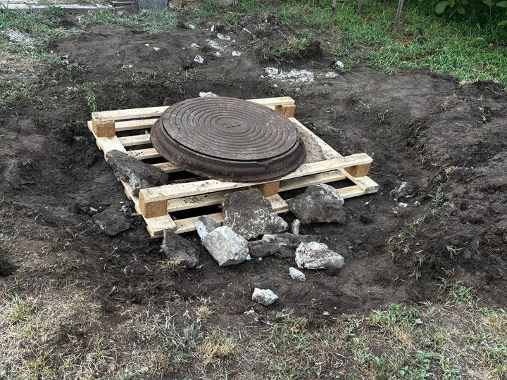 На Житомирщині корова впала в люк телефонної каналізації — тварину діставали упродовж трьох годин
