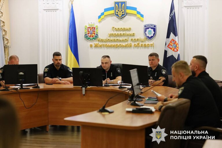 Начальник Головного управління Національної поліції в Житомирській області Олександр Ковтун представив колективу нових заступників