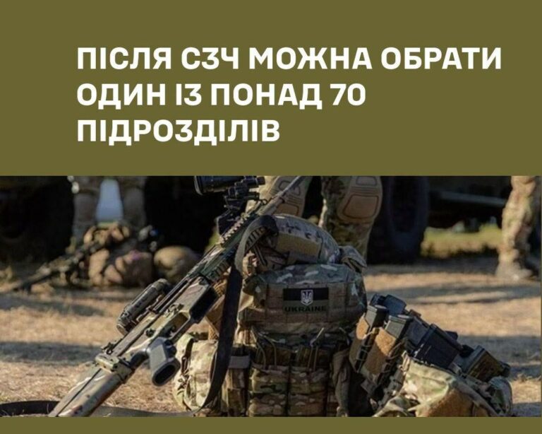 Понад 70 підрозділів на вибір. Для військовослужбовців, які повертаються після СЗЧ, діє новий алгоритм