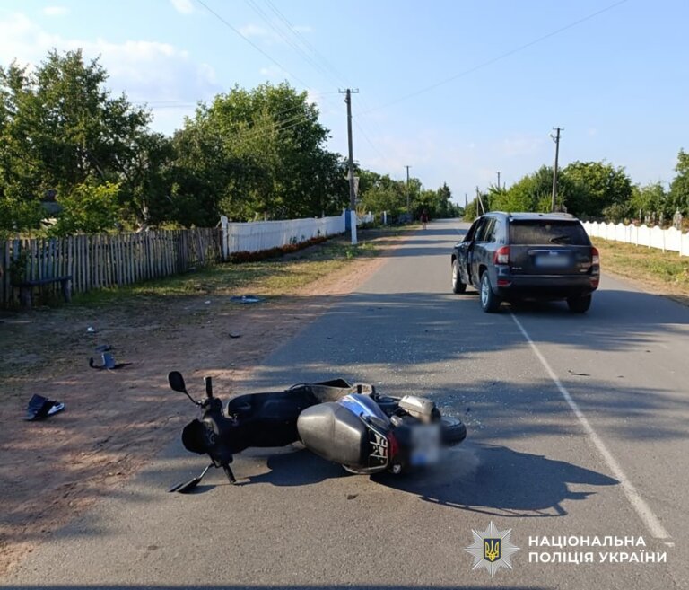 ДТП з мотоциклами в Житомирському районі: шестеро травмованих, поліція проводить розслідування