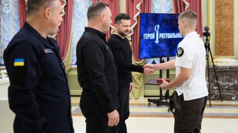 14-річний хлопець із Житомирщини отримав відзнаку «Герой-рятувальник року» за порятунок друга