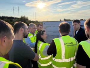 Хід реконструкції траси М-06 перевірив голова Агентства відновлення Іван Федоров