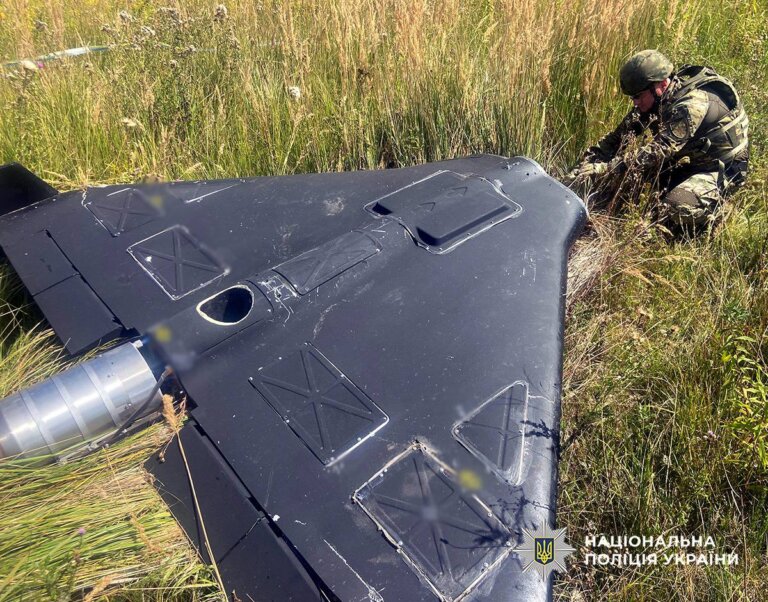 На Житомирщині поліцейські вибухотехніки знешкодили бойову частину ворожого БпЛА