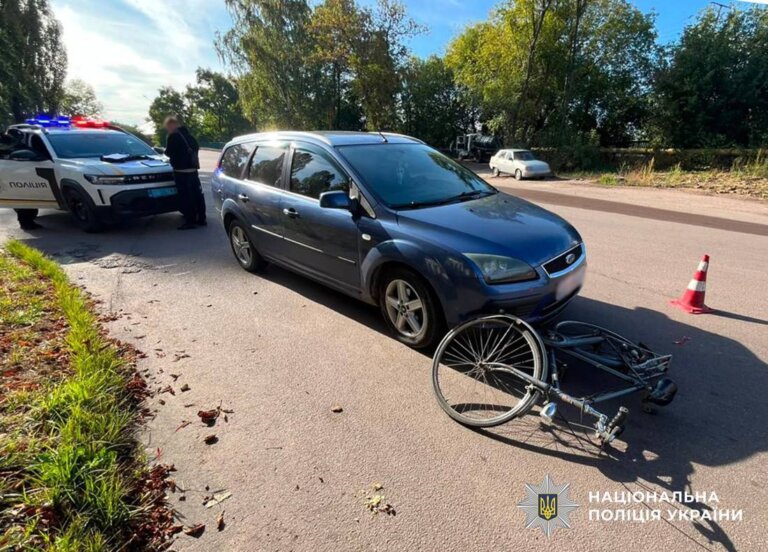 У Коростені водій Ford збив велосипедистку
