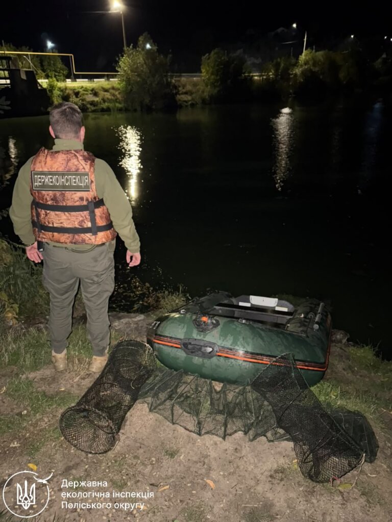 У Чуднівській громаді вилучили три заборонені знаряддя лову
